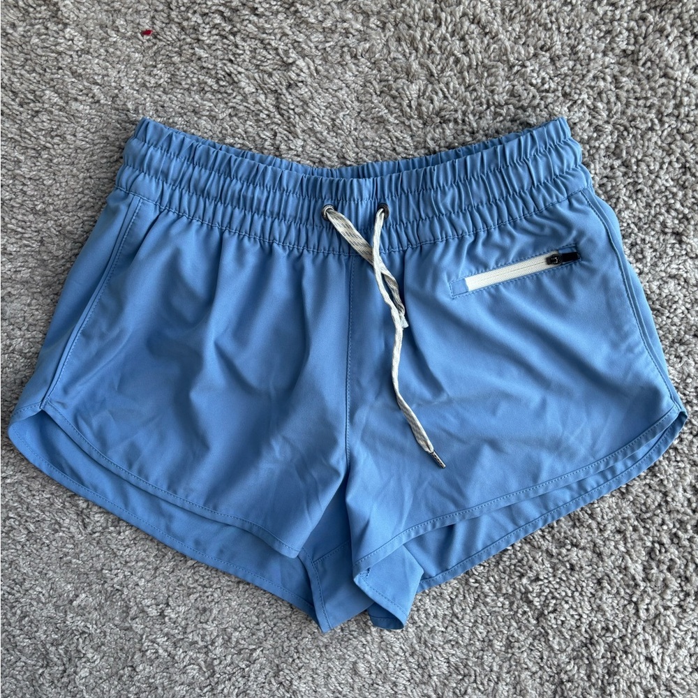 Vuori Blue Women's Athletic Shorts